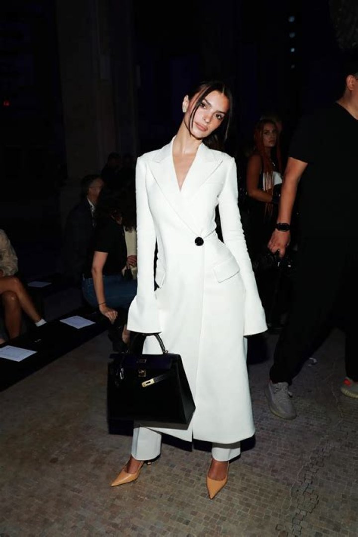 Emily Ratajkowski Wears Proenza Schouler At NYFW — Sits Front Row