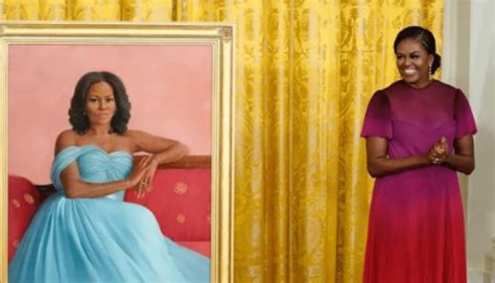 Michelle Obama Mentions Trump In General Terms During The Picture Unveiling